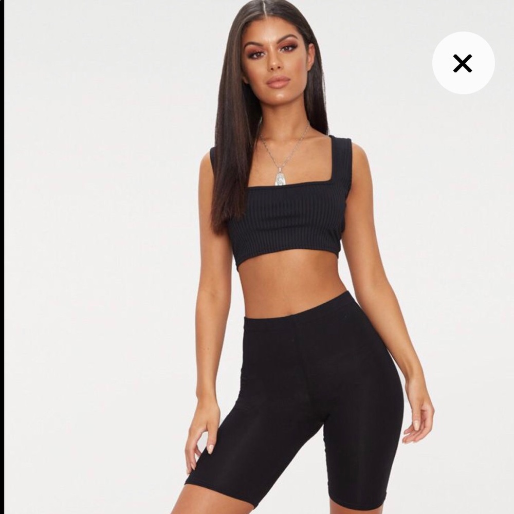 PrettyLittleThing Black Cycling Shorts